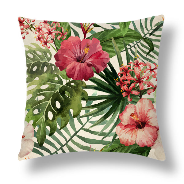 Tropical Throw Pillow Cover