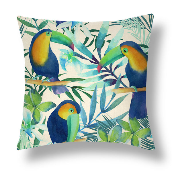 Tropical Throw Pillow Cover