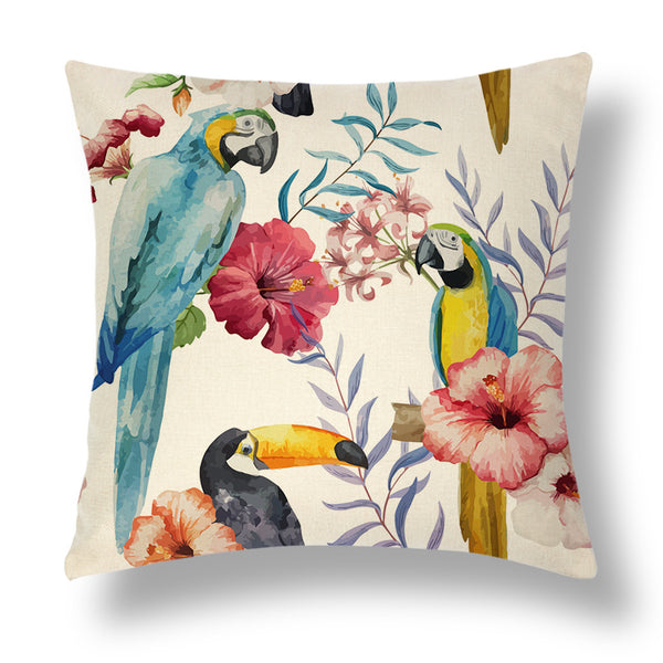 Tropical Throw Pillow Cover