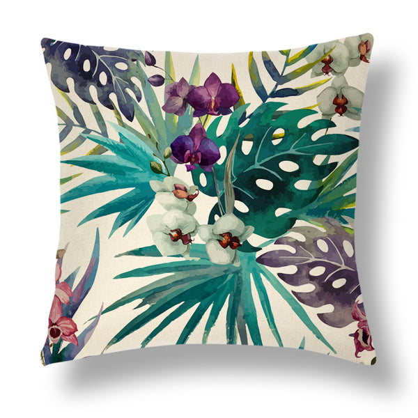 Tropical Throw Pillow Cover